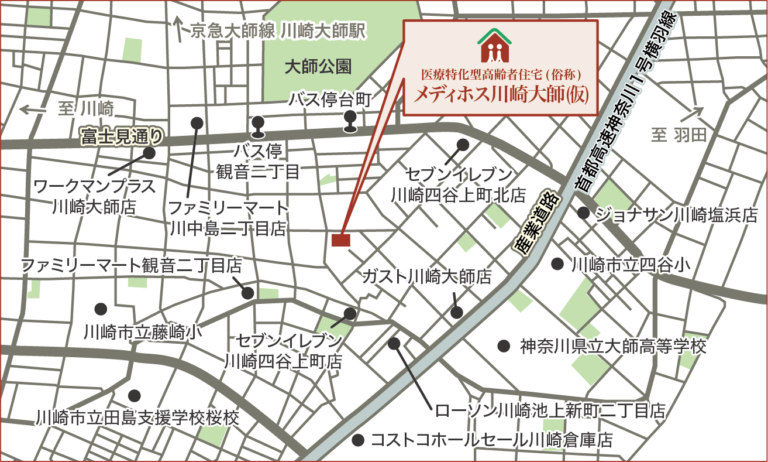 メディホス川崎大師 アクセス